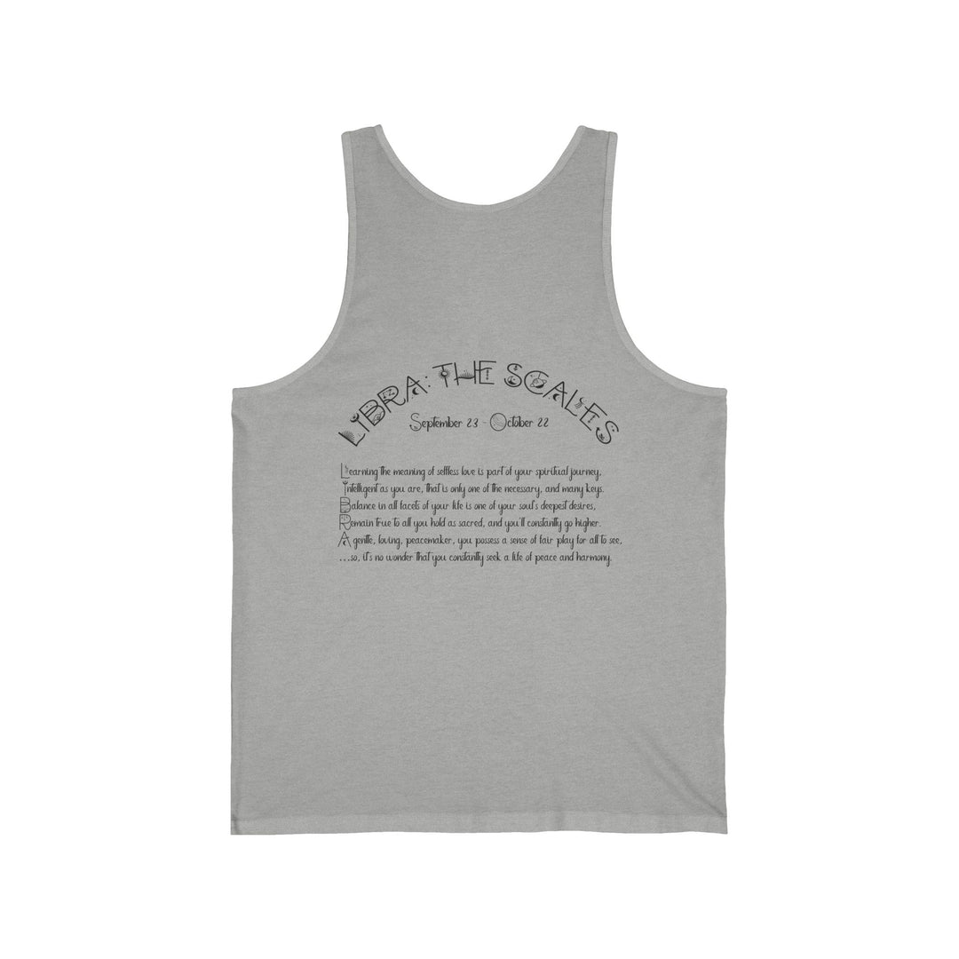 “Libra”  Unisex Acrostic Poem Jersey Tank Top