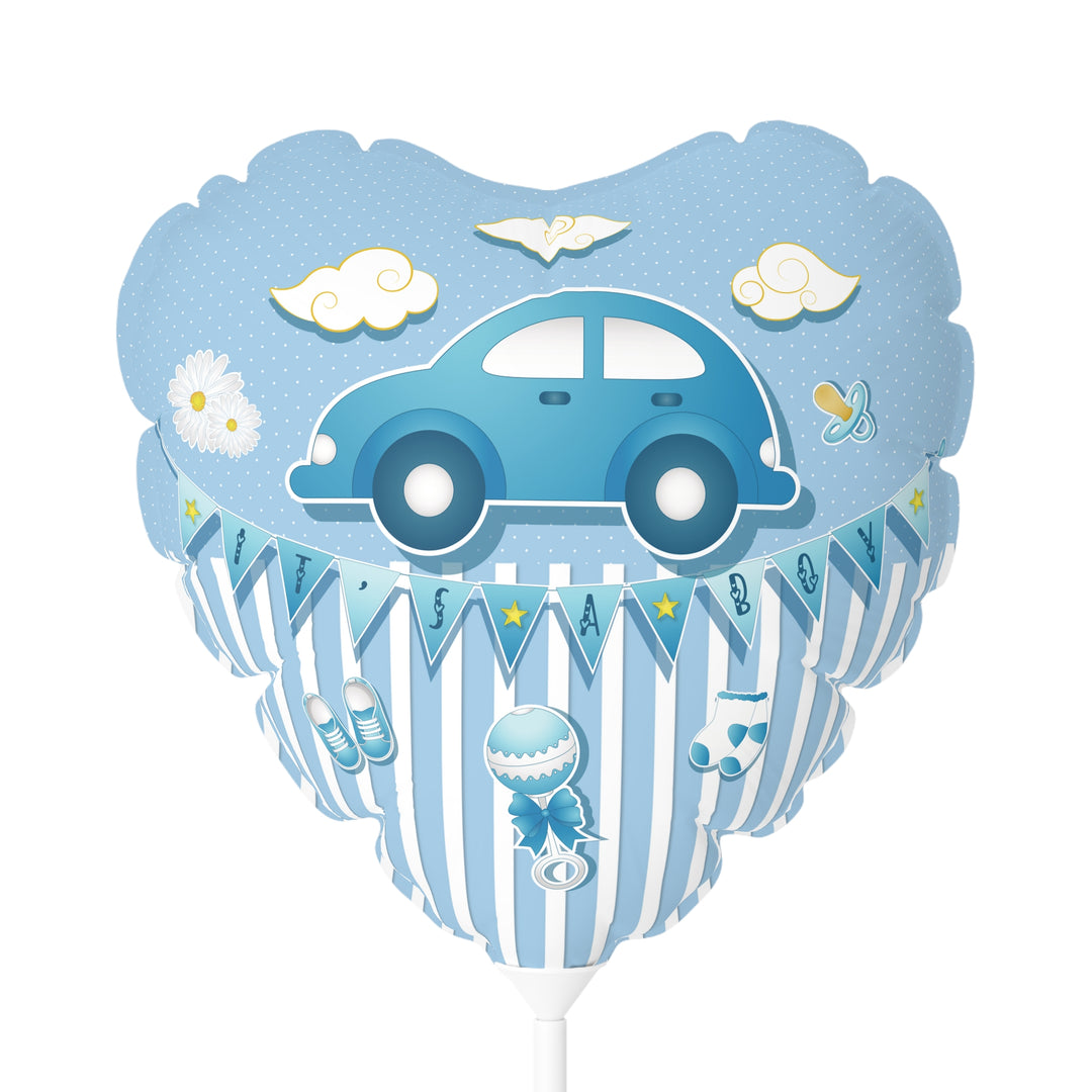 It's a Boy 11" Acrostic Poem Balloon  -  Stripes-Car No Personalization