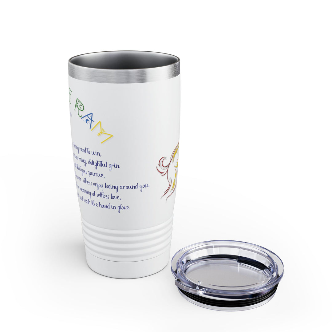Aries Acrostic Poem Ringneck Tumbler - 20oz