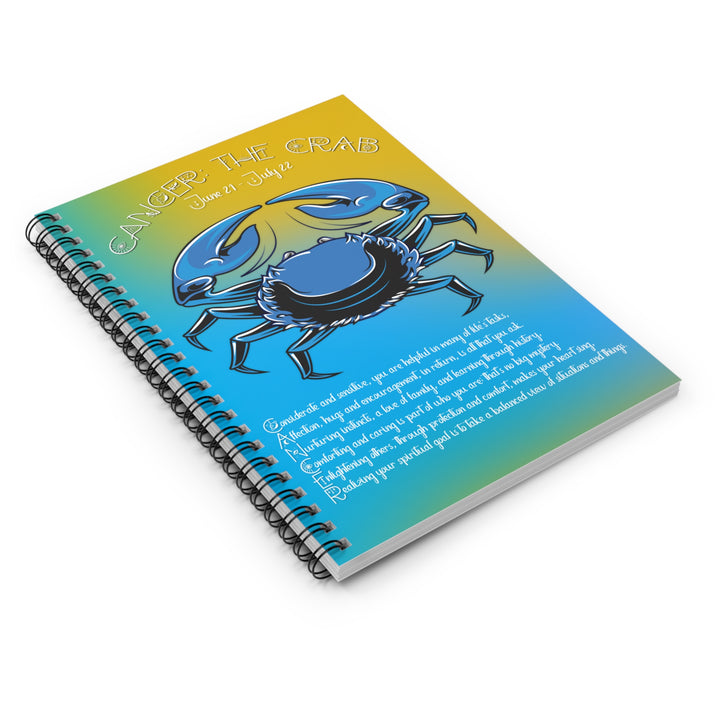 Written in the Stars "Cancer" Spiral Notebook - Ruled Line