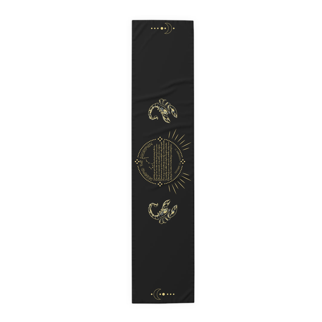 Scorpio Acrostic Poem Table Runner