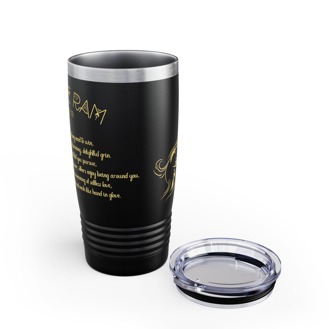 Aries Acrostic Poem Ringneck Tumbler - 20oz