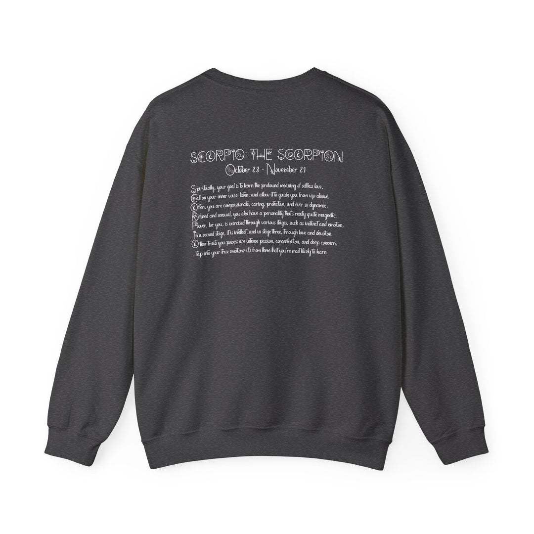 Scorpio Acrostic Poem Astrology Sweatshirt - Unisex