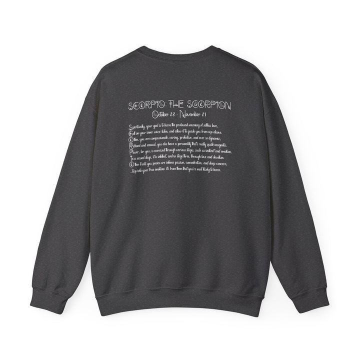 Scorpio Acrostic Poem Astrology Sweatshirt - Unisex