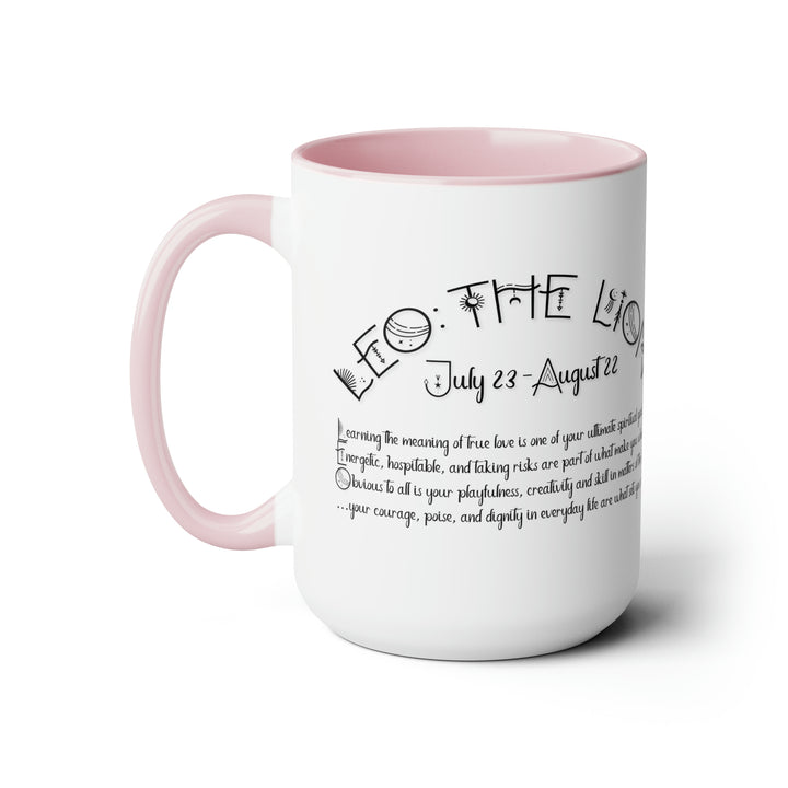 Written in the Stars Two-Tone Coffee Mugs - 15oz - Leo