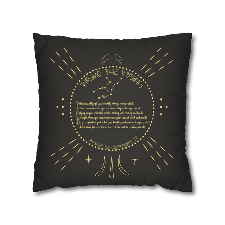 Written in the Stars Pillowcase/Cover Spelling Out "Virgo"