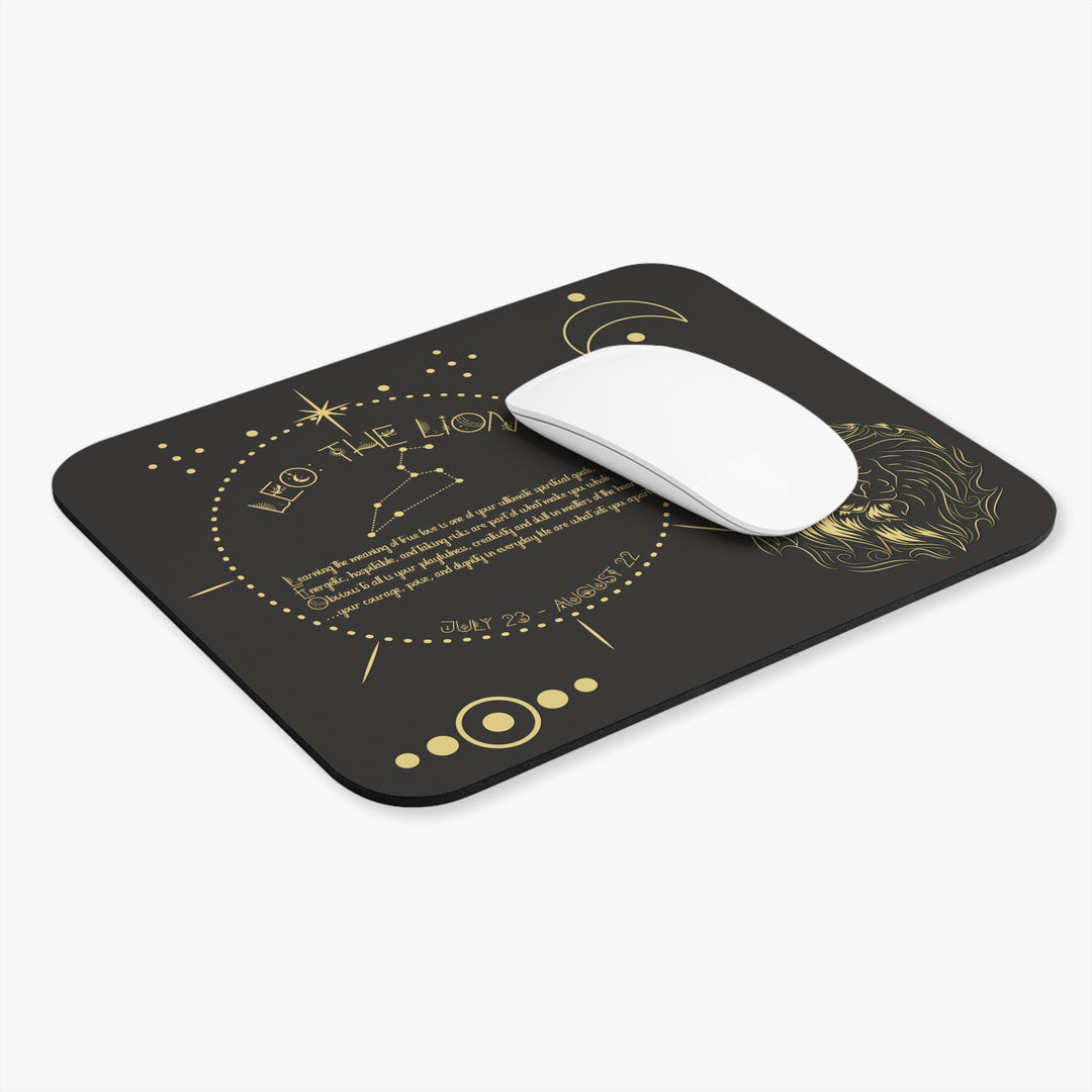 Written in the Stars Acrostic Poem Mouse Pad - "Leo"