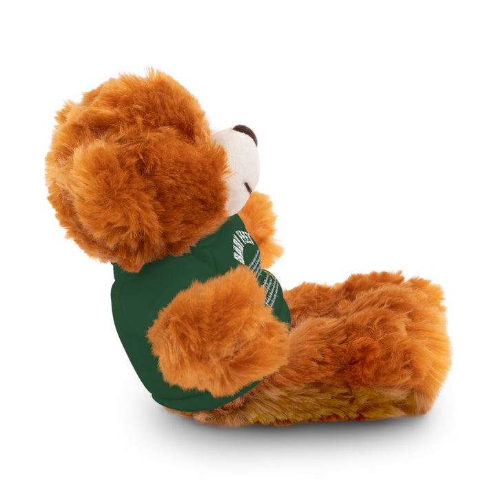 Baby Feet Acrostic Poem Stuffed Animals with Tee - Baby Feet - Gold Footprints