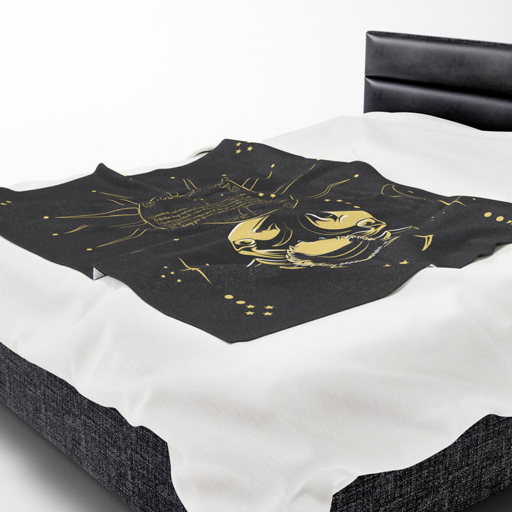 Cancer Acrostic Poem Velveteen Blanket
