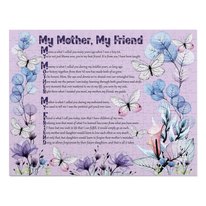 It's Just a Phrase Acrostic Poem Jigsaw Puzzle - My Mother, My Friend