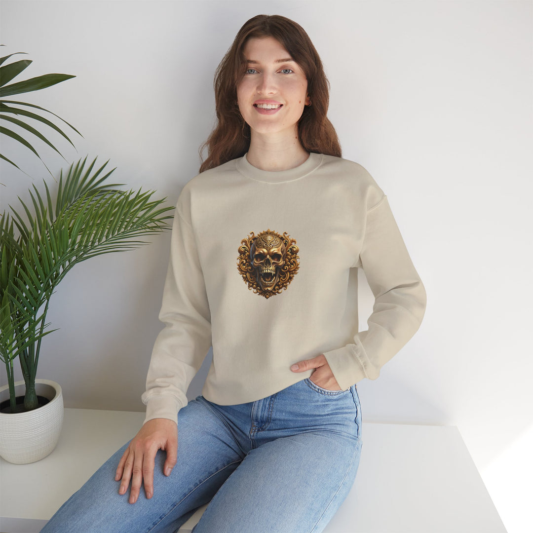 Happy Halloween Acrostic Poem Sweatshirt - Skull