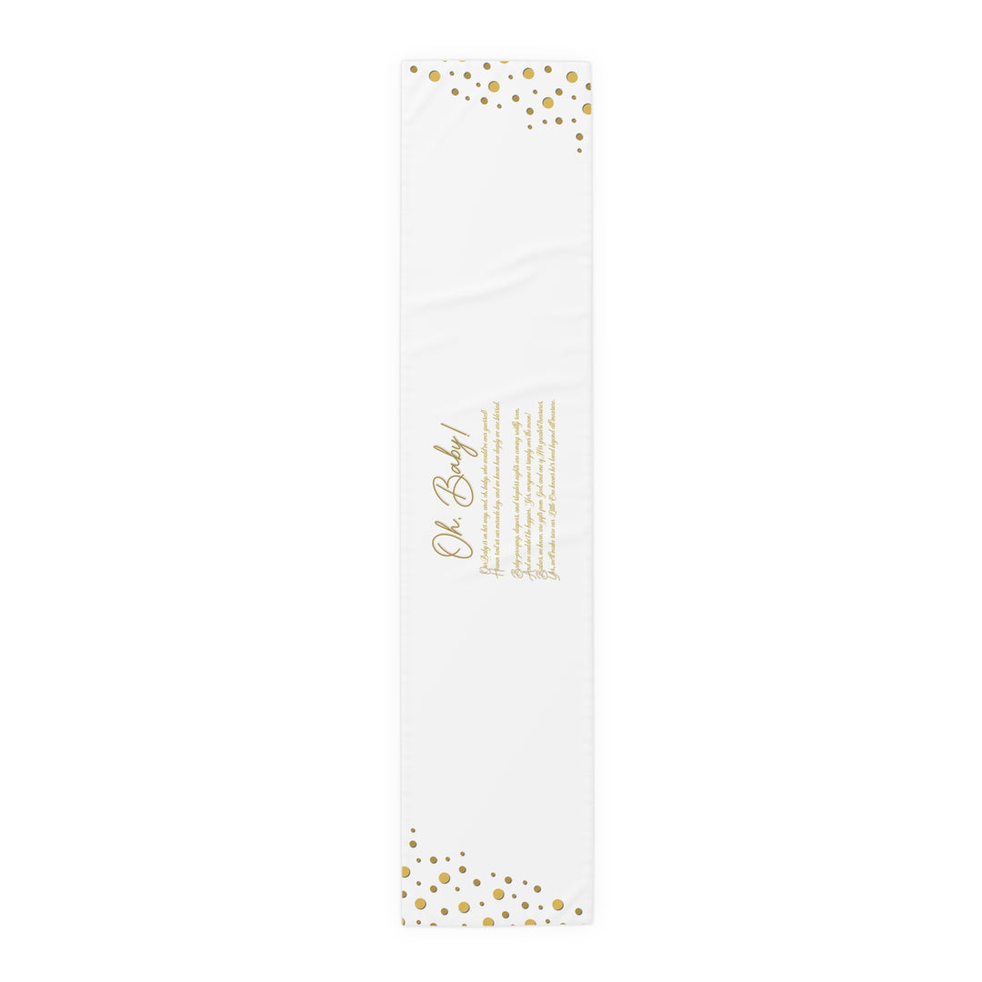 Oh, Baby Table Runner - No Personalization