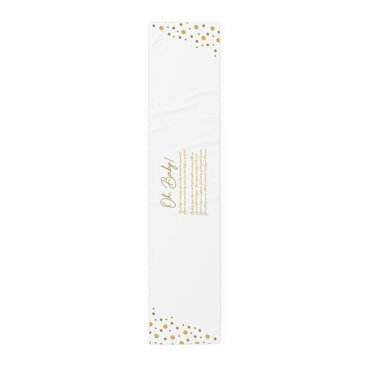 Oh, Baby Table Runner - No Personalization