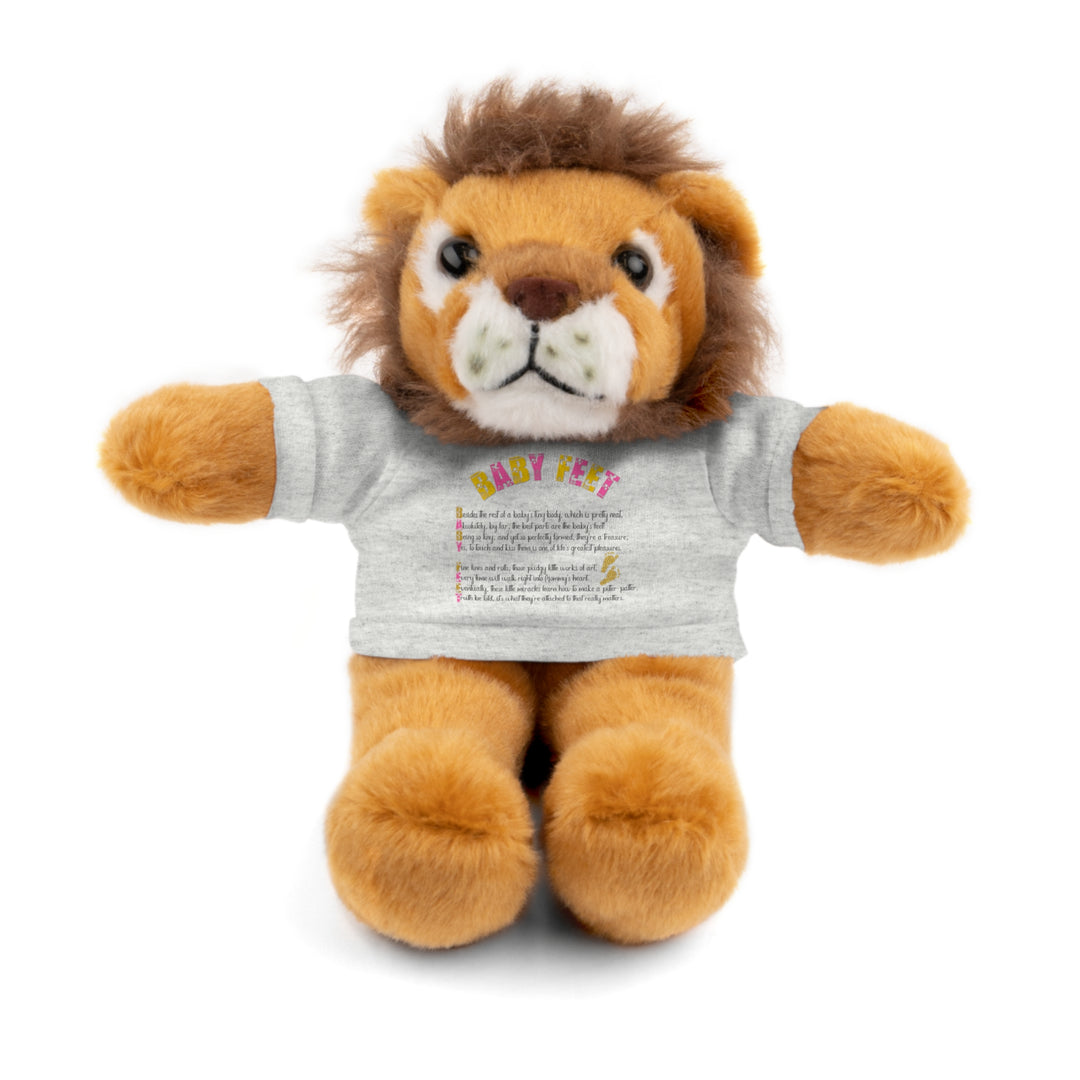 Baby Steps Stuffed Animals with Tee - Baby Feet - Gold Footprints
