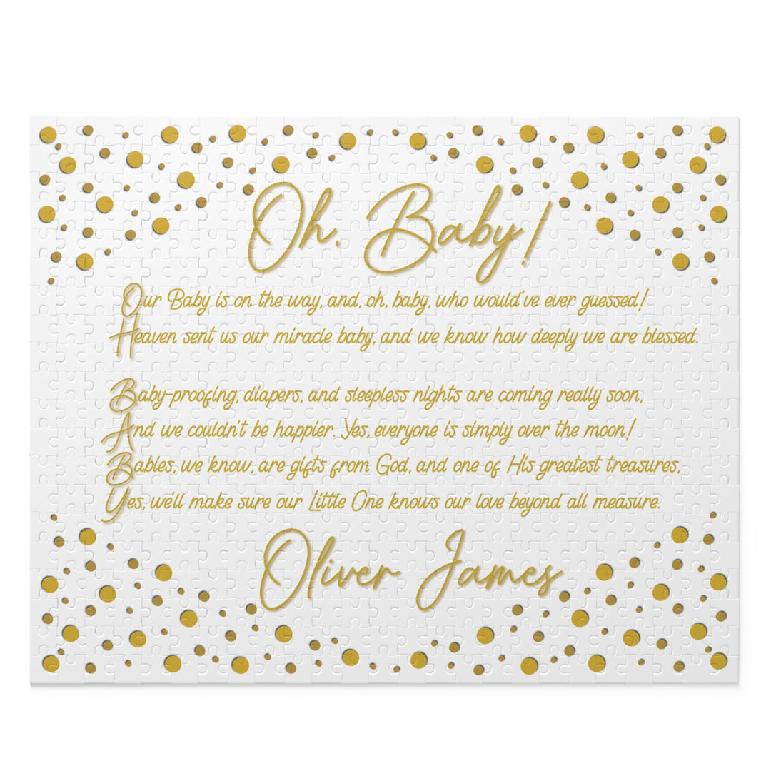 Oh, Baby! Acrostic Poem - Personalized