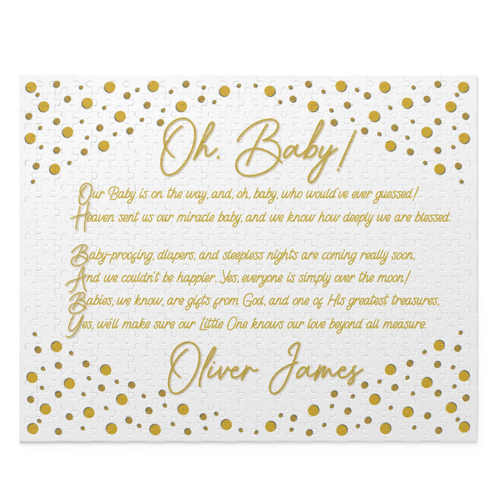 Oh, Baby! Acrostic Poem - Personalized