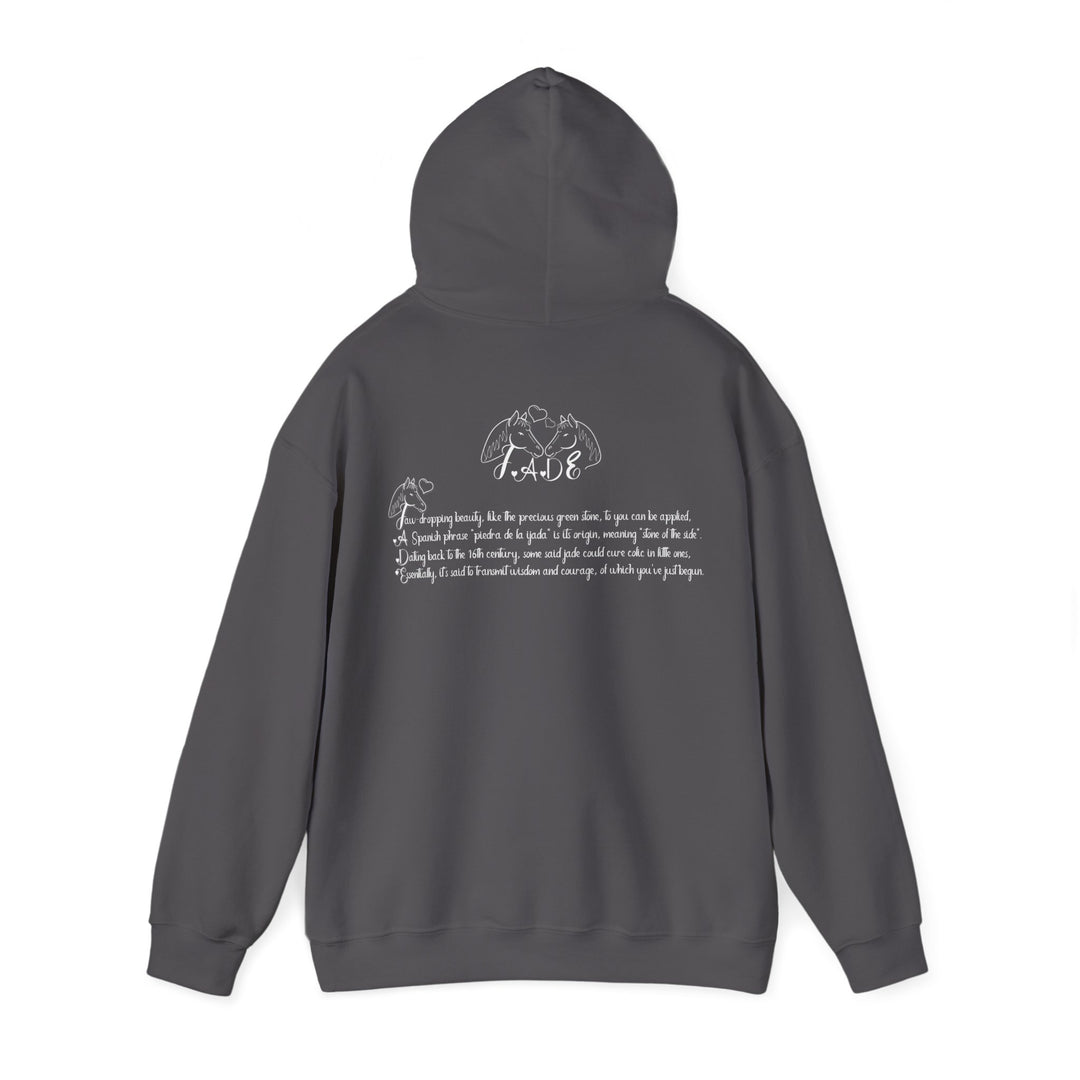 Namesakes, Personalized Acrostic Name Hoodie with Horse Graphic