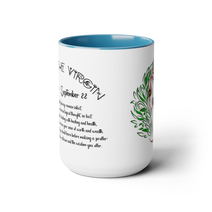 Virgo Acrostic Poem Two-Tone Coffee Mugs - 15oz