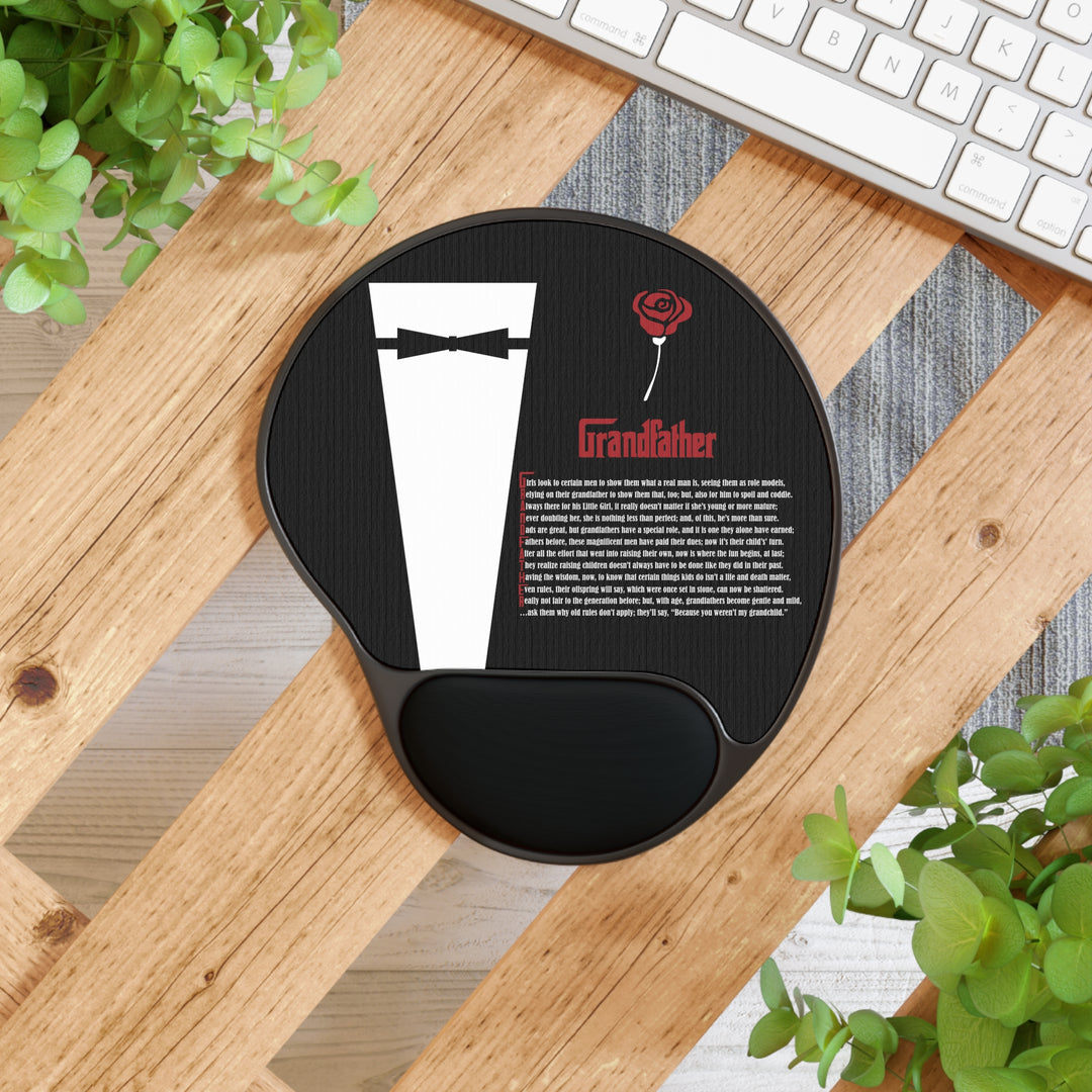 It's Just a Phrase Mouse Pad With Wrist Rest - Grandfather