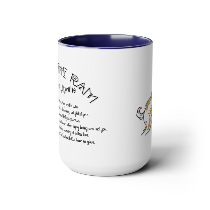 Aries Two-Tone Coffee Mugs - 15oz