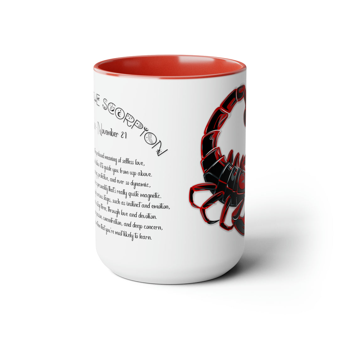 Written in the Stars Two-Tone Coffee Mugs - 15oz - Scorpio
