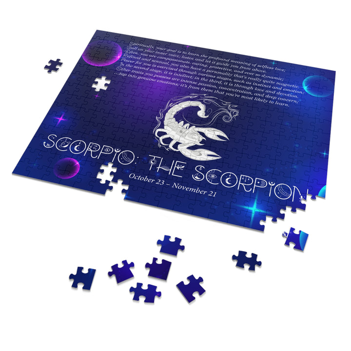 Scorpio Acrostic Poem Puzzle - Tin Box