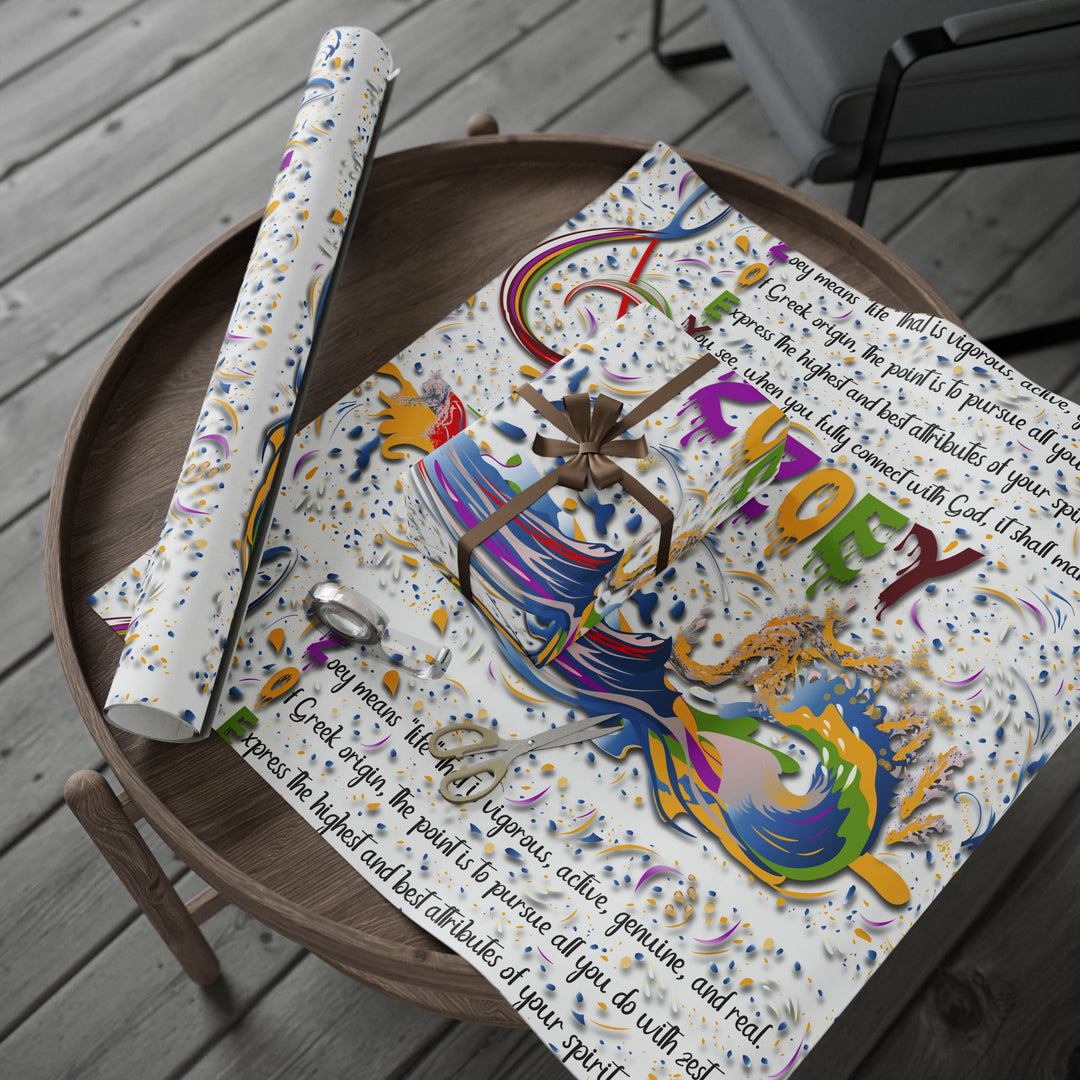 Namesakes Acrostic Poem Chic Gift Wrapping Paper