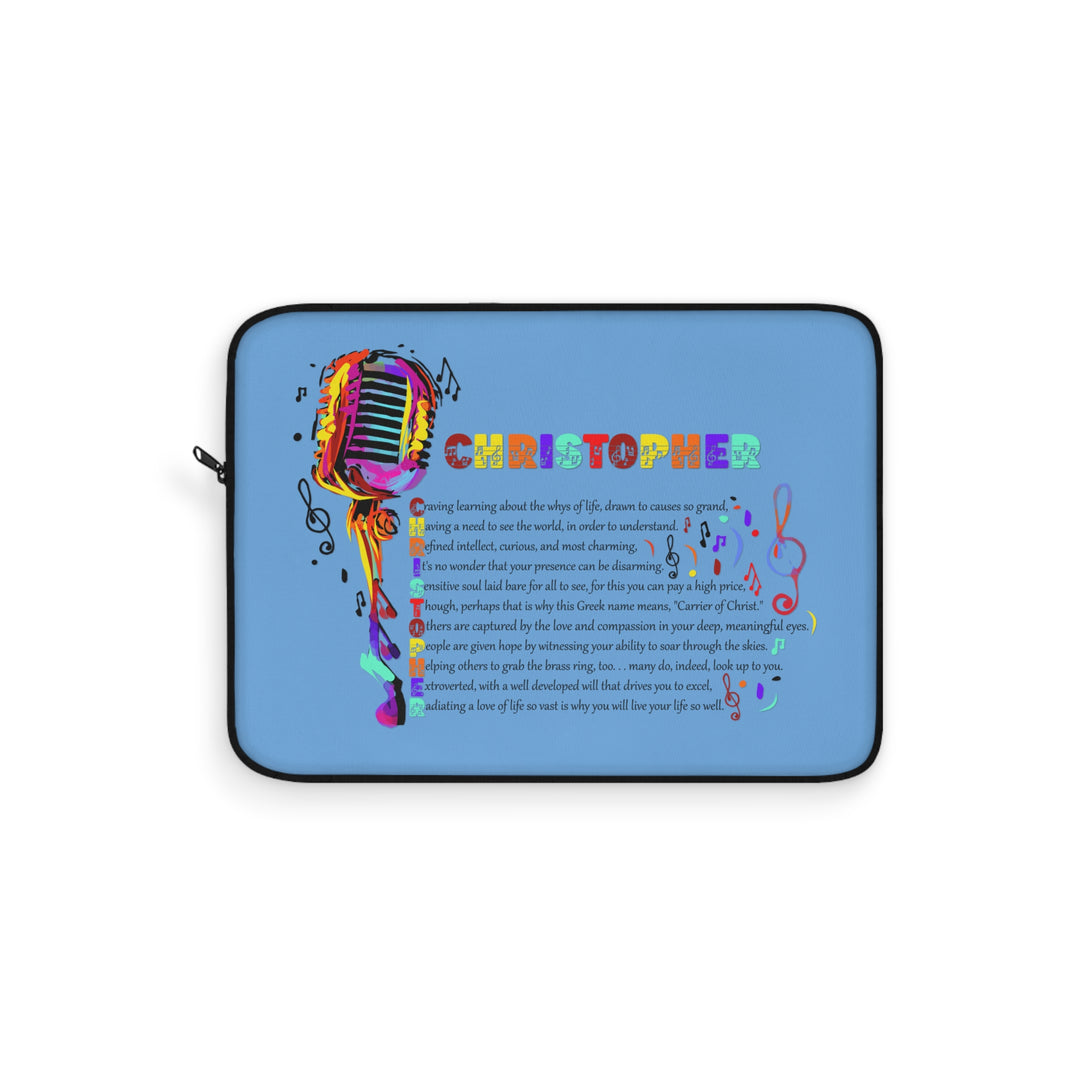Namesakes  Acrostic Poem Laptop Sleeve