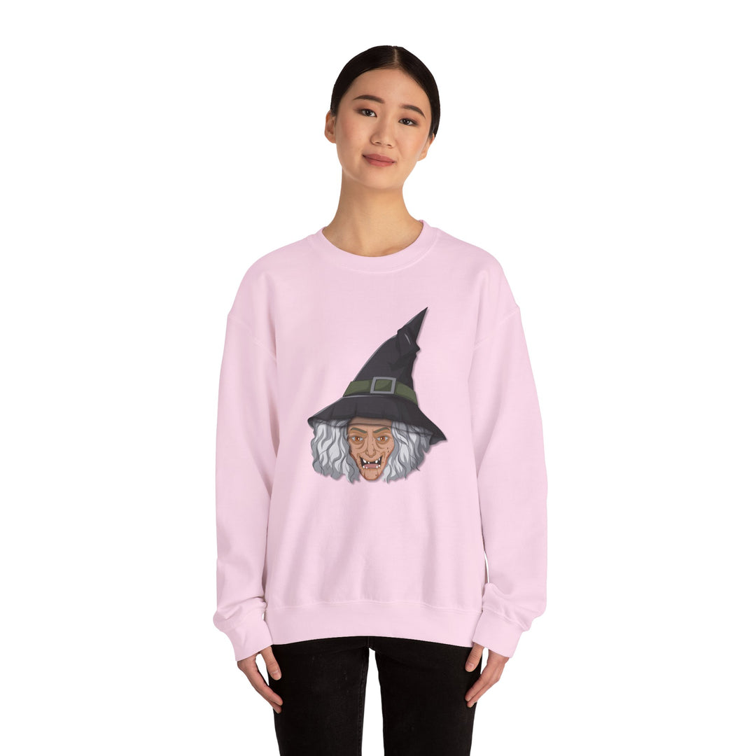 Happy Halloween Acrostic Poem Sweatshirt -  Old Witch
