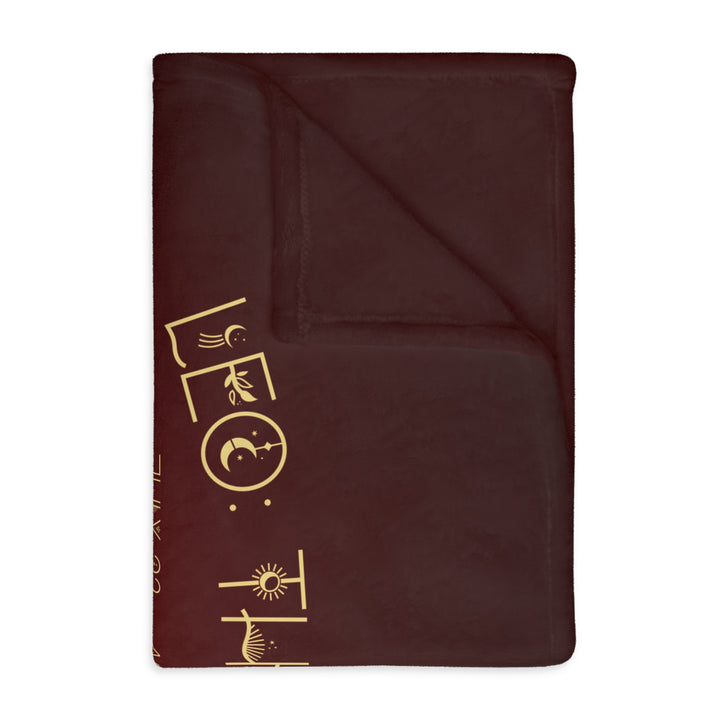 Leo Velveteen Microfiber Blanket (Two-sided print)