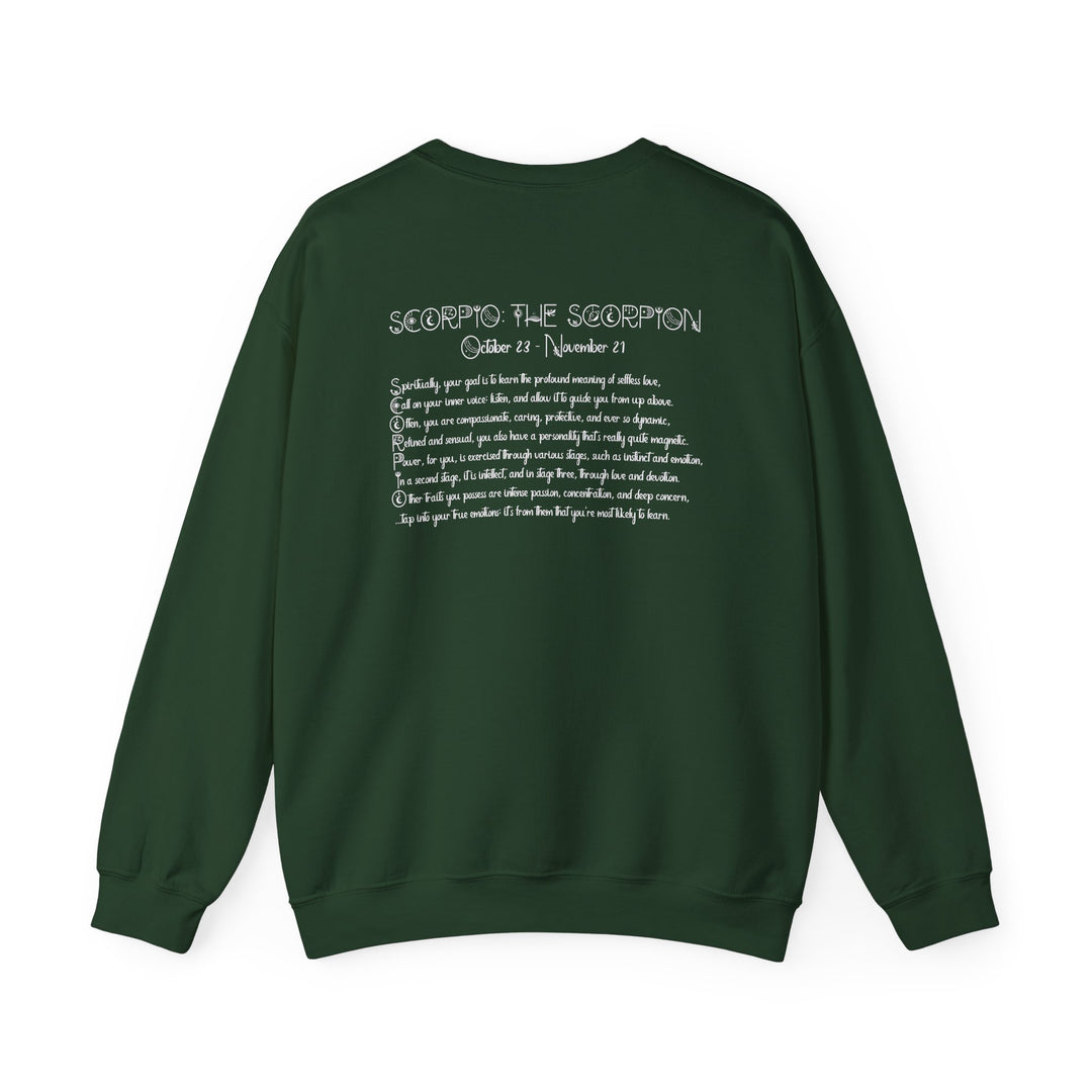 Scorpio Acrostic Poem Astrology Sweatshirt - Unisex