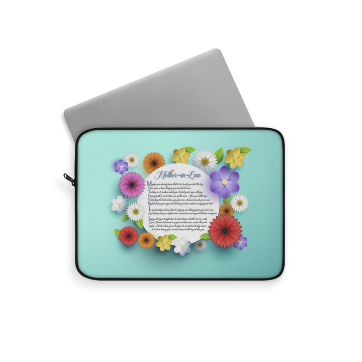 Mother-in-Law Acrostic Poem Laptop Sleeve