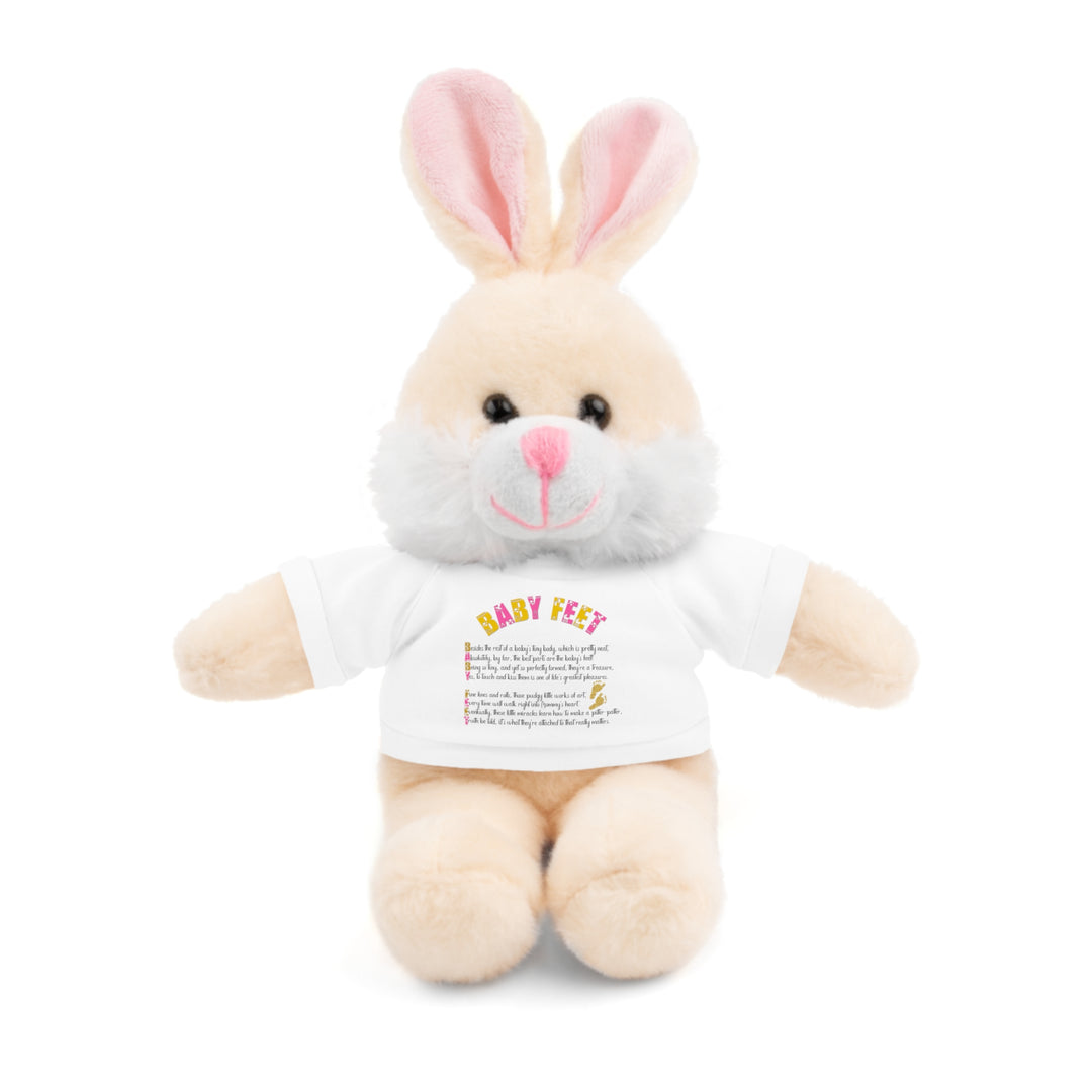 Baby Steps Stuffed Animals with Tee - Baby Feet - Gold Footprints