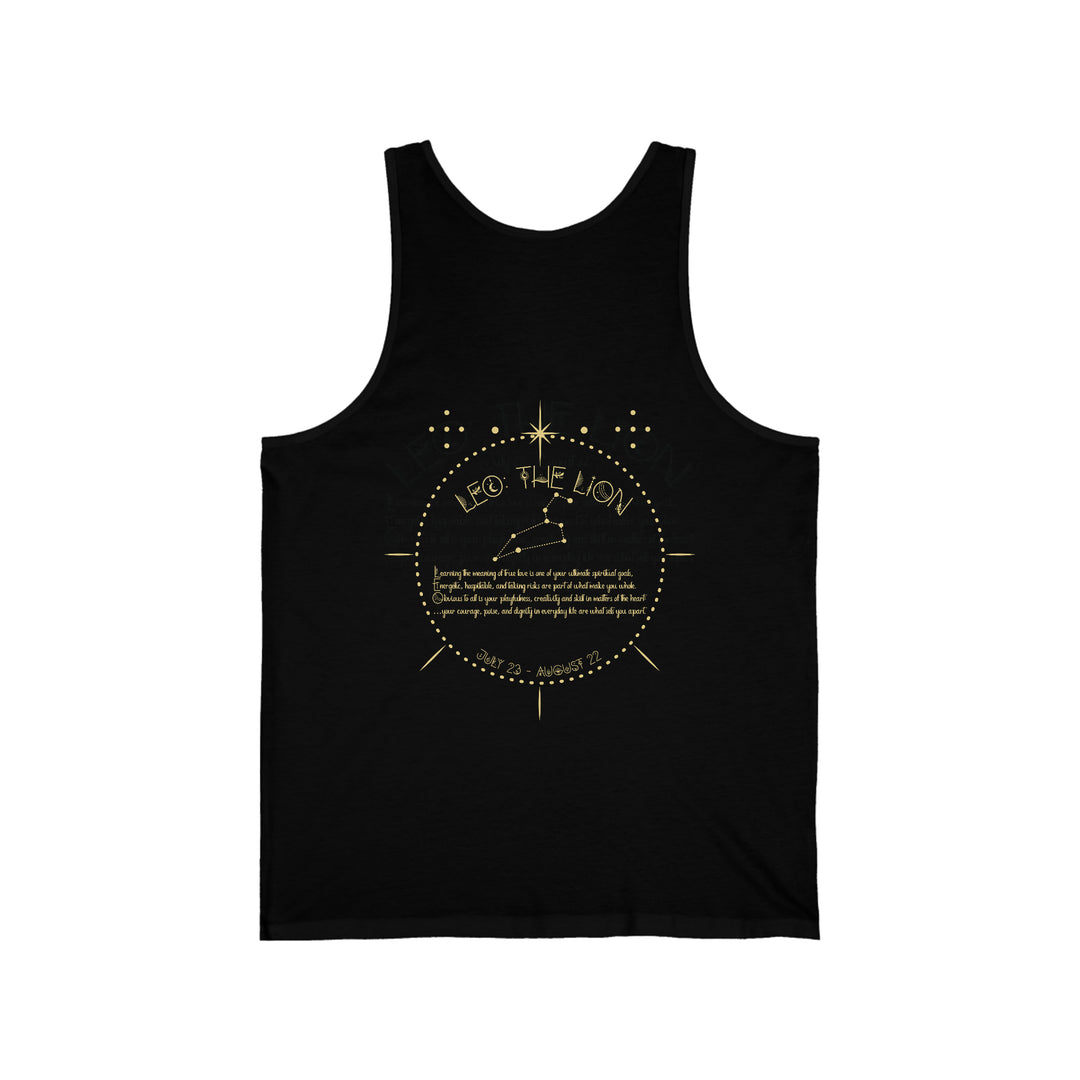 Written in the Stars Unisex Jersey Tank - Leo