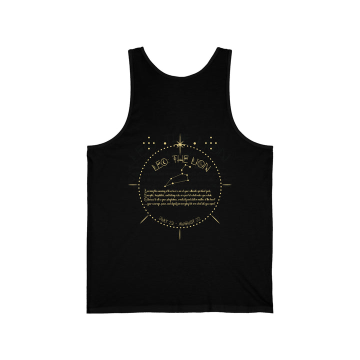Written in the Stars Unisex Jersey Tank - Leo