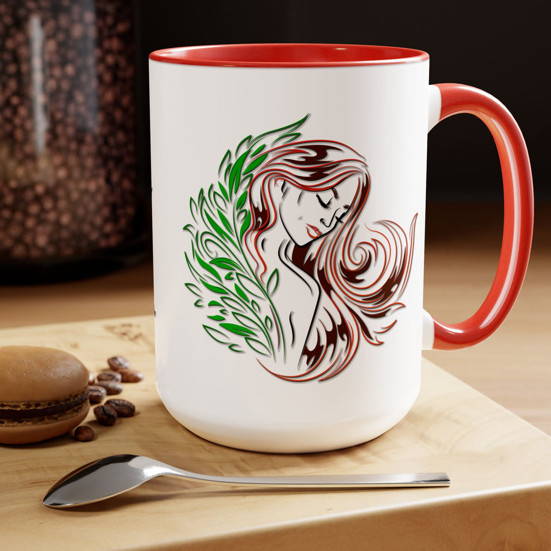 Virgo Acrostic Poem Two-Tone Coffee Mugs - 15oz