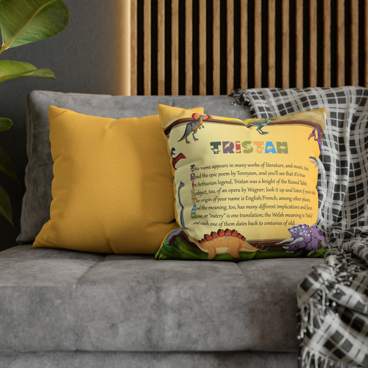 Namesakes Pillow Case Cover - Dinosaur Design