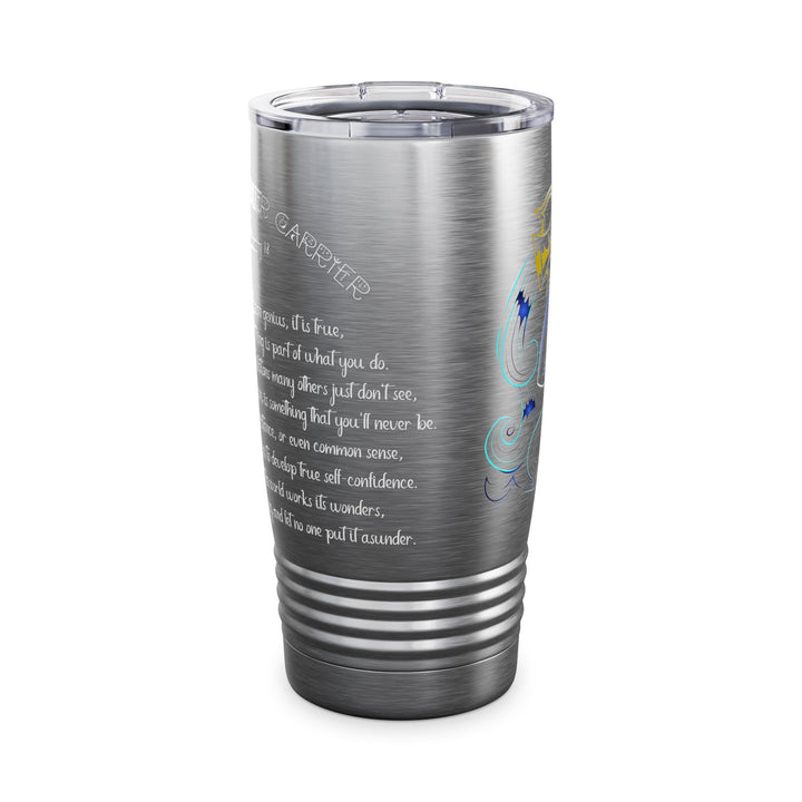 Aquarius Acrostic Poem Ringneck Tumbler - 20oz