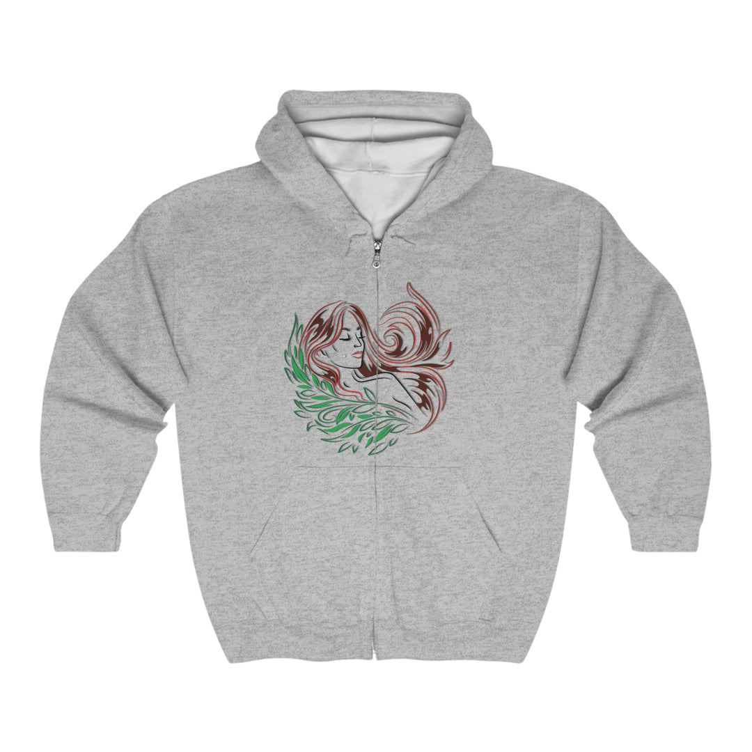 Written in the Stars Unisex Full Zip Hooded Sweatshirt - Virgo