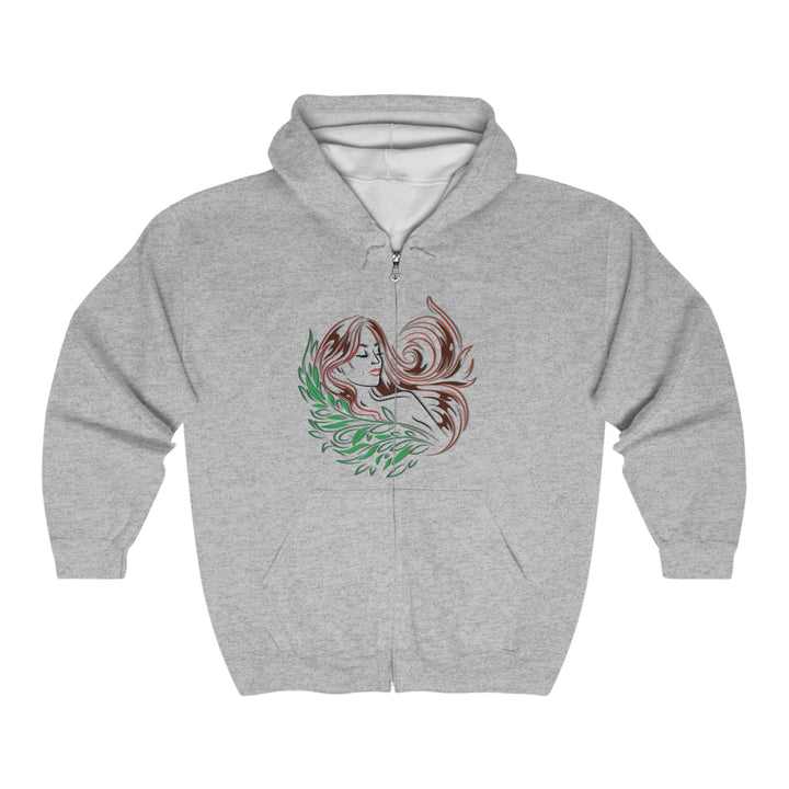 Written in the Stars Unisex Full Zip Hooded Sweatshirt - Virgo
