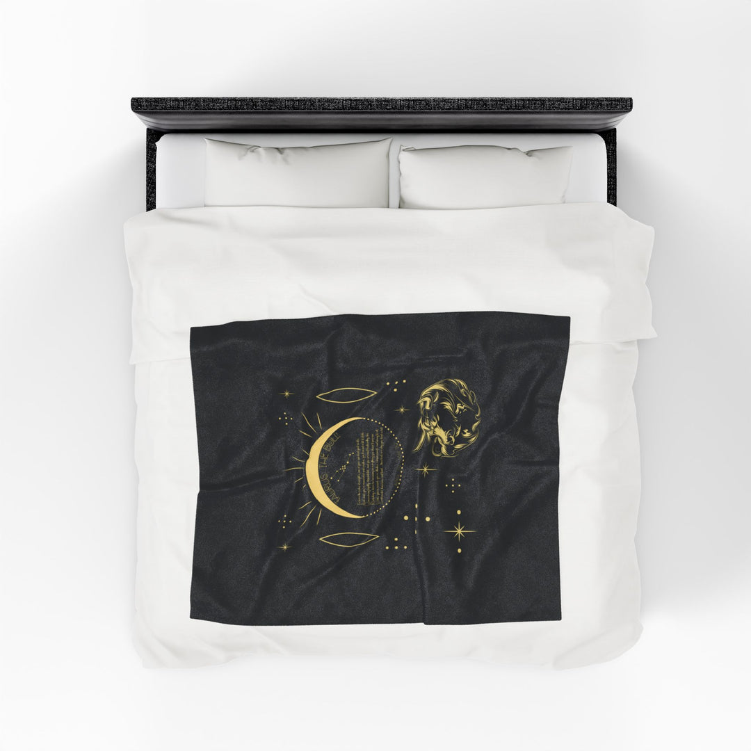 Taurus Acrostic Poem Velveteen Blanket