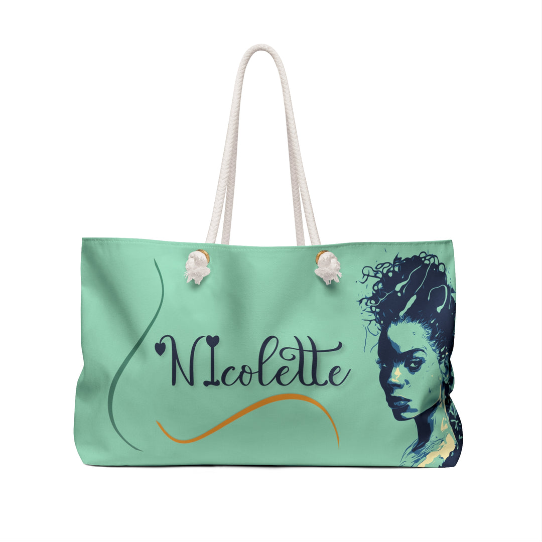 It's Just a Phrase  Weekender Tote Bag with Acrostic Poem Spelling Out "Forever Friends"