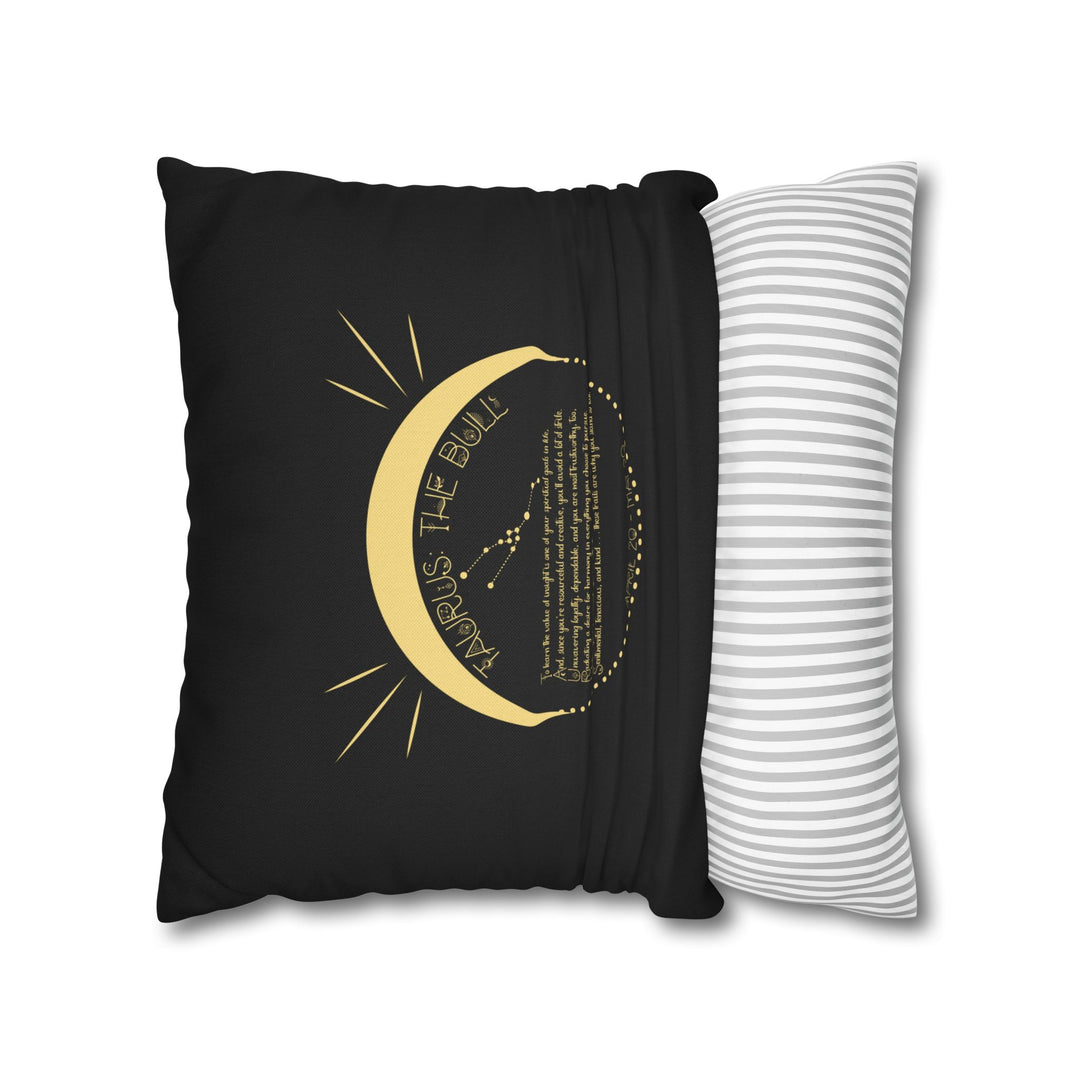 Taurus Acrostic Poem Pillow Cover