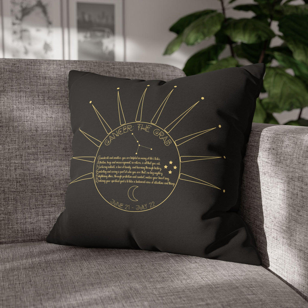 Cancer Acrostic Poem Pillow Cover