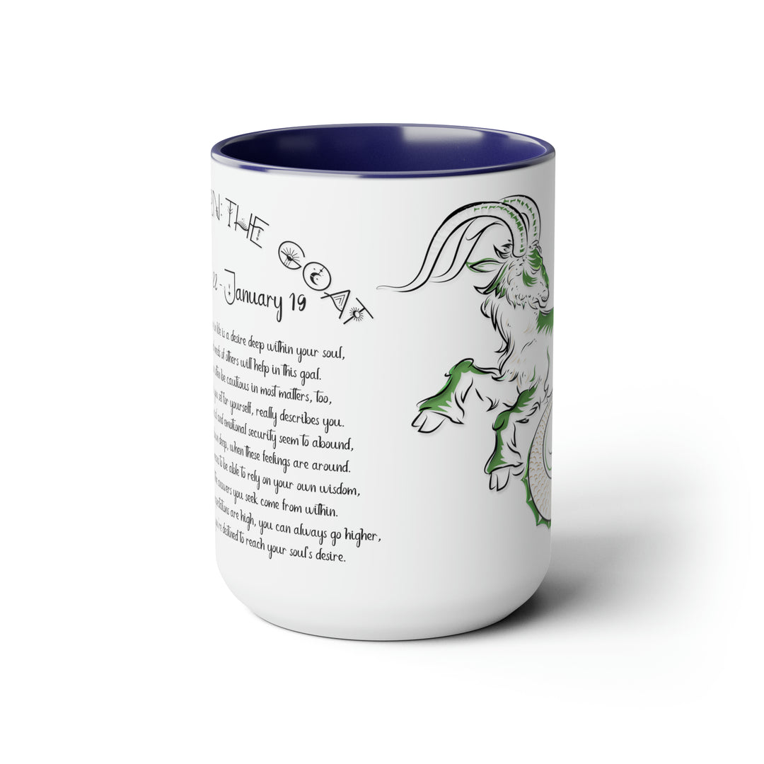 Written in the Stars Two-Tone Coffee Mugs - 15oz - Capricorn