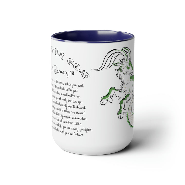 Written in the Stars Two-Tone Coffee Mugs - 15oz - Capricorn