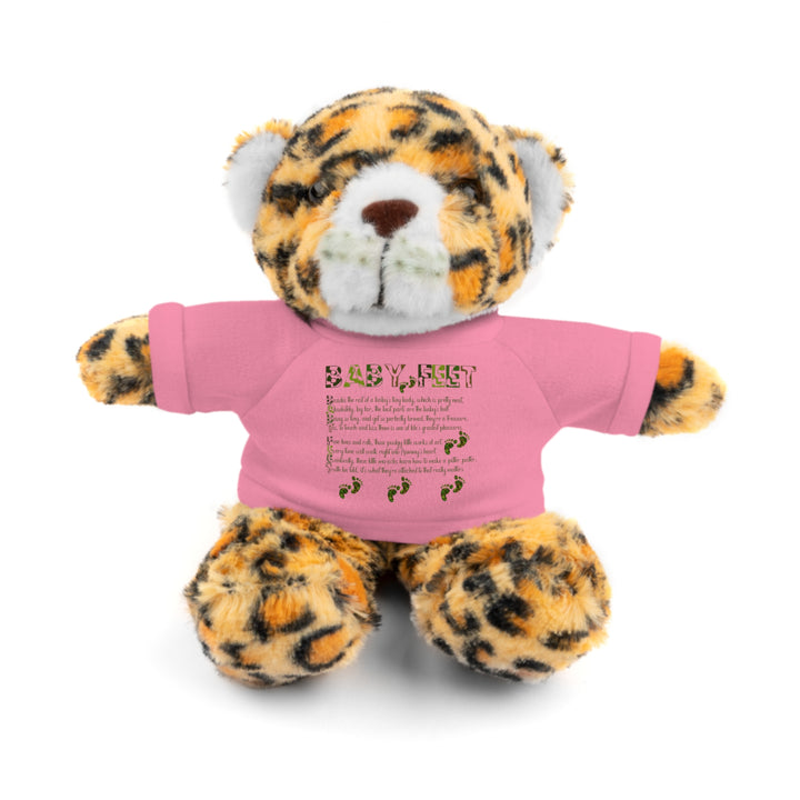 Baby Feet Acrostic Poem Stuffed Animal Collection with T-Shirt - Camo