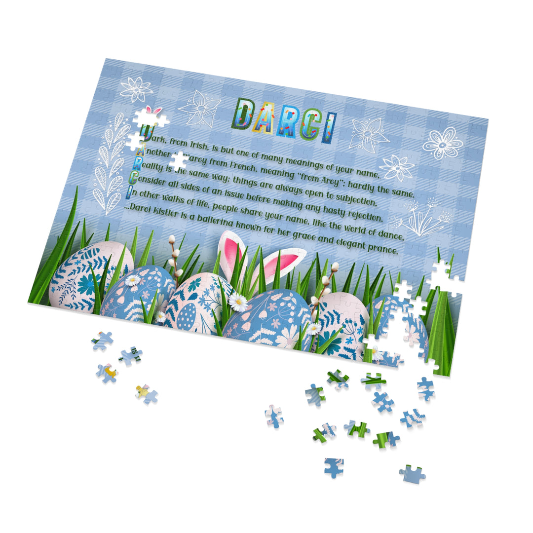 Namesakes Acrostic Poem Jigsaw Puzzle - Easter Eggs