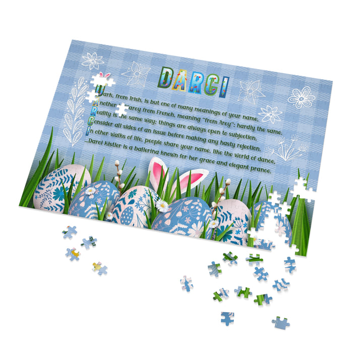Namesakes Acrostic Poem Jigsaw Puzzle - Easter Eggs