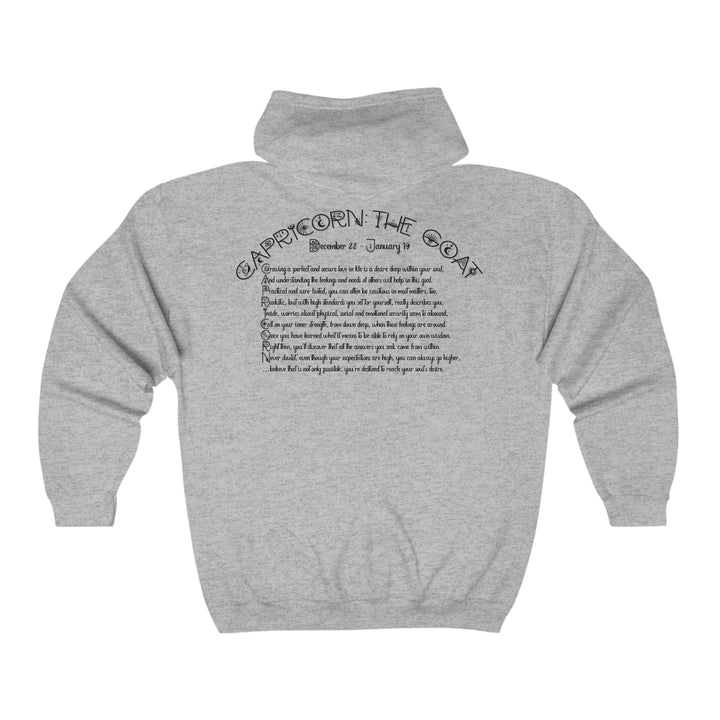 Written in the Stars Unisex Full Zip Hooded Sweatshirt - Gemini
